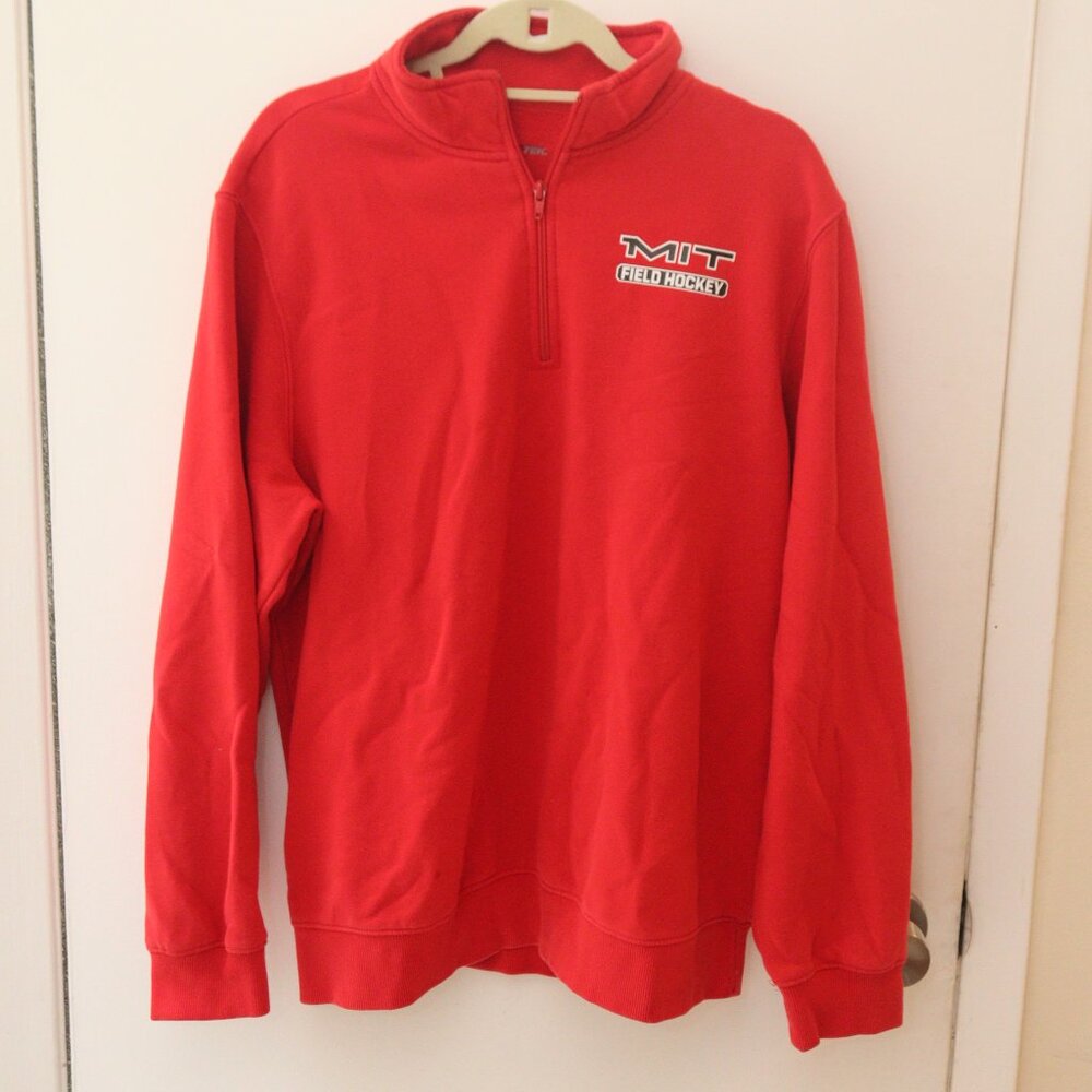 MIT Field Hockey 3/4 Zip Sport-Tek sweatshirt size L